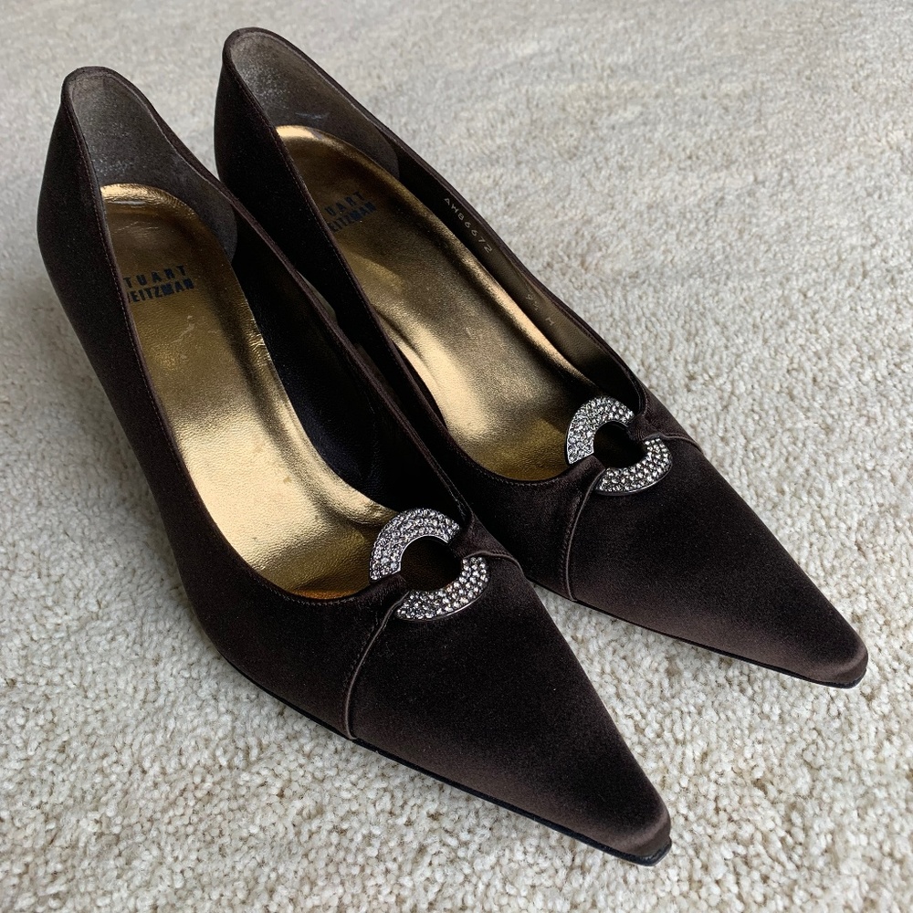 Stuart Weitzman Brown high heels Size 9.5